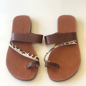 Mater Terra Toe Ring Sandals